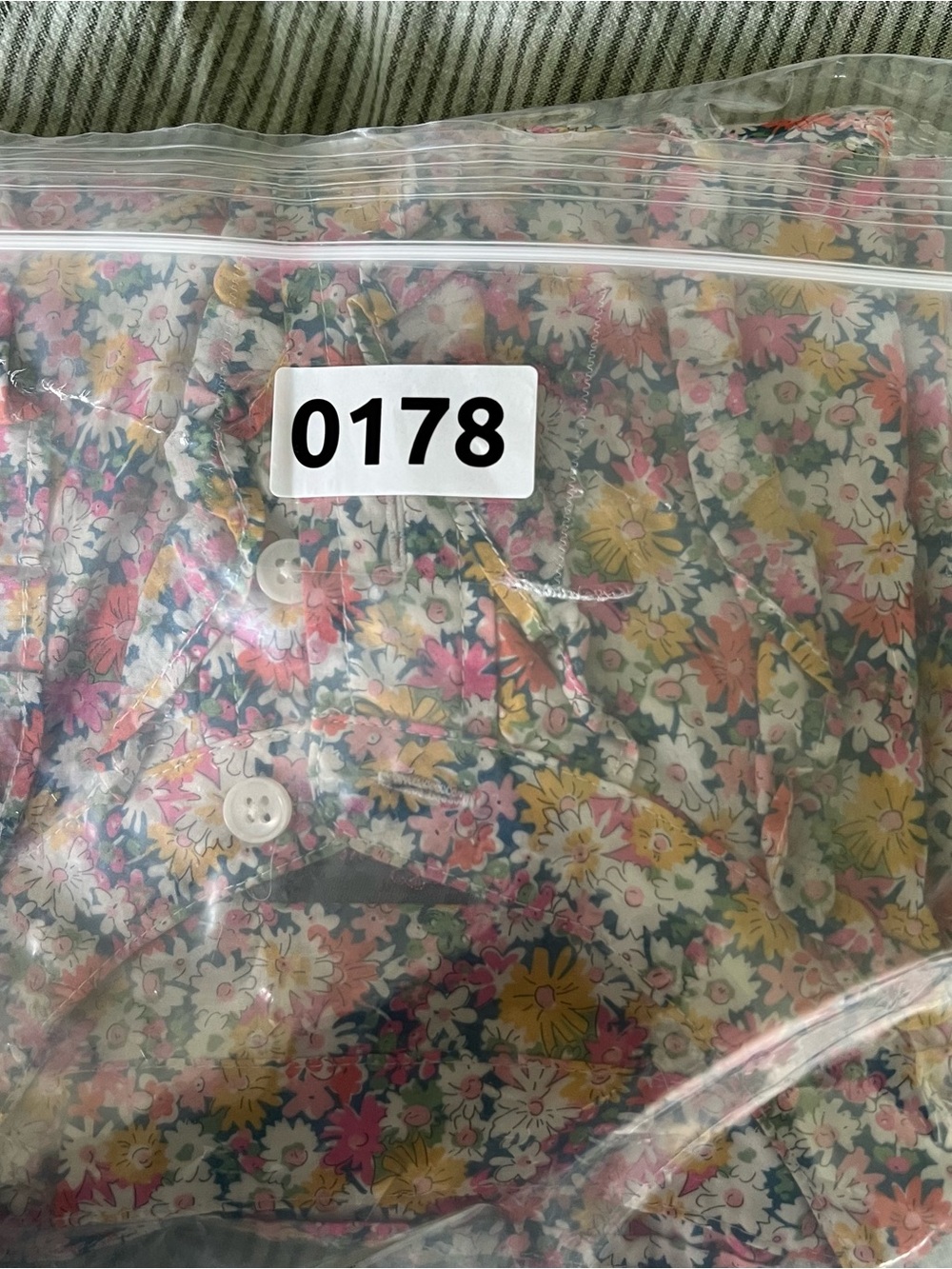 J. Crew band collar Ruffle front shirt Liberty Libby Floral womens M cottagecore - Picture 13 of 13
